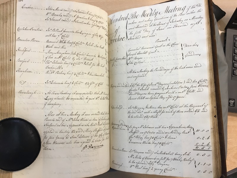 Forehoe Hundred - House of Industry Minute Book 1807-1809 p434-435 image 1 Forehoe Hundred - House of Industry Minute Book 1807-1809 p434-435 image 1