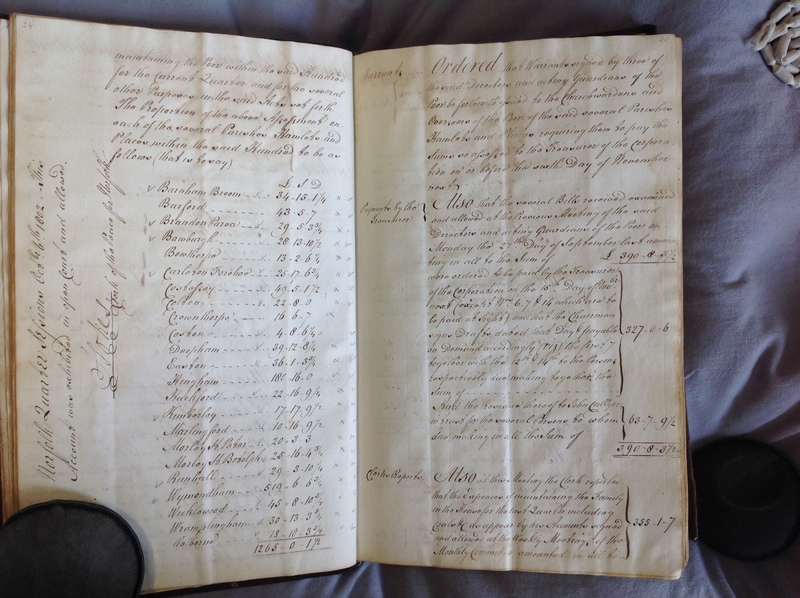 Forehoe Hundred - House of Industry Minute Book 1802-1805 p24-25 image 1 Forehoe Hundred - House of Industry Minute Book 1802-1805 p24-25 image 1