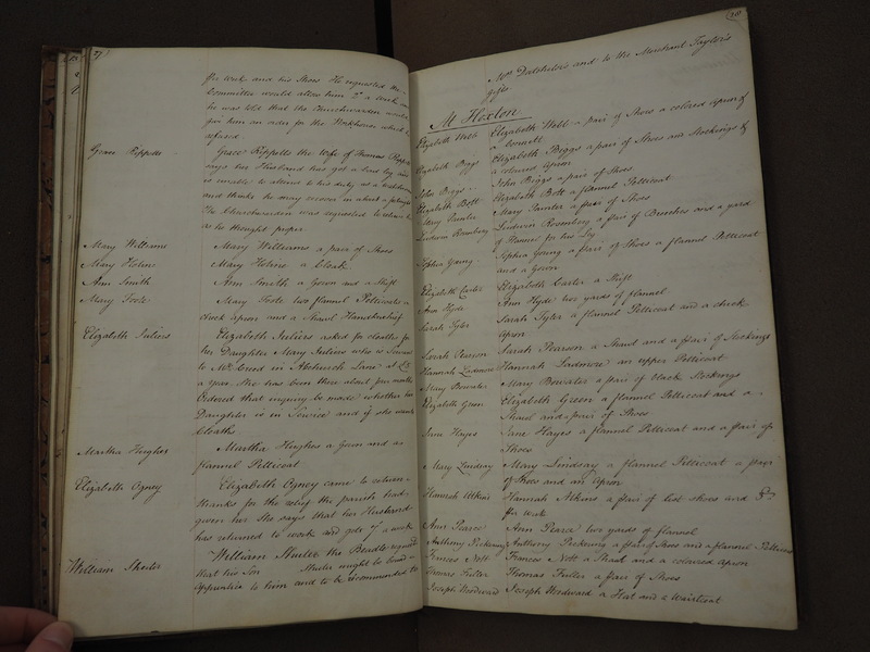 St Andrew Undershaft - Workhouse Minute Book 1814-1822 p27-28 image 1