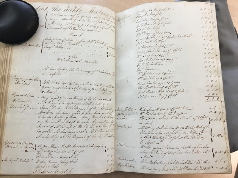 Forehoe Hundred - House of Industry Minute Book 1805-1807 p282-283 image 1 Forehoe Hundred - House of Industry Minute Book 1805-1807 p282-283 image 1