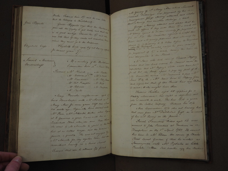 St Andrew Undershaft - Workhouse Minute Book 1801-1814 p131 image 1 St Andrew Undershaft - Workhouse Minute Book 1801-1814 p131 image 1