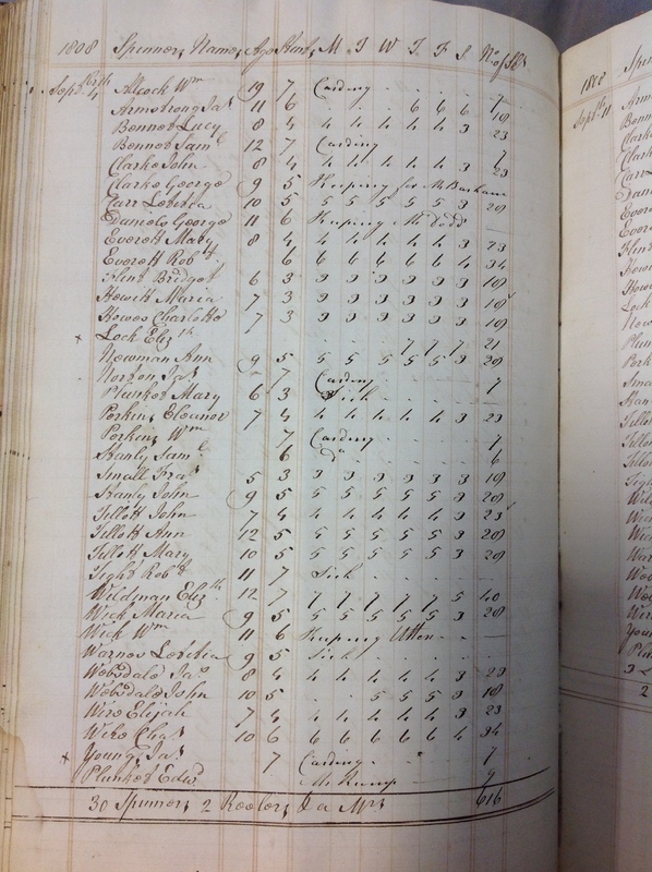 Forehoe Hundred - House of Industry Spinning Book 1805-1809 p181 image 1 Forehoe Hundred - House of Industry Spinning Book 1805-1809 p181 image 1