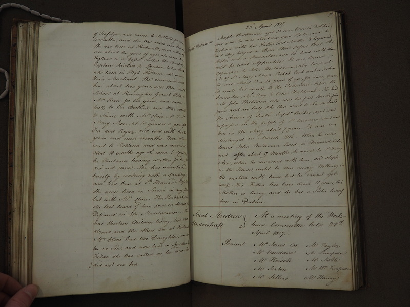 St Andrew Undershaft - Workhouse Minute Book 1814-1822 p77-78 image 1
