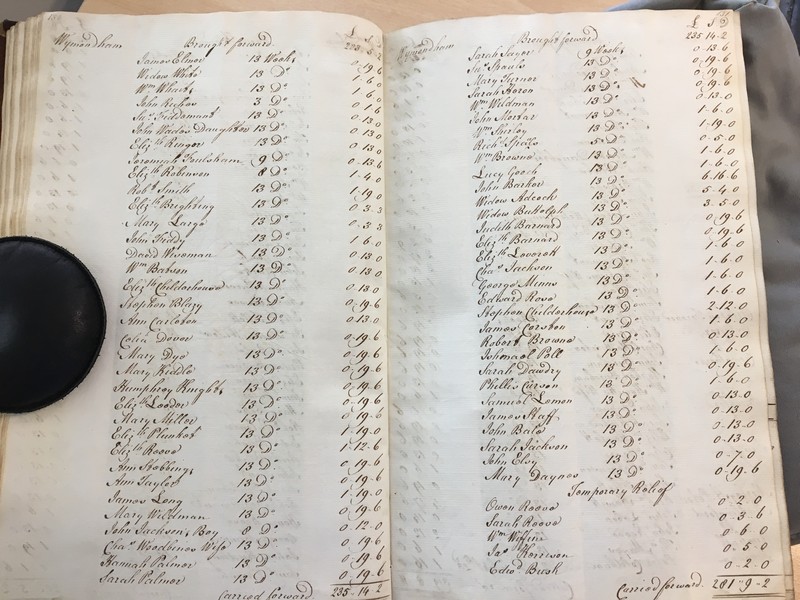 Forehoe Hundred - House of Industry Minute Book 1805-1807 p130-131 image 1 Forehoe Hundred - House of Industry Minute Book 1805-1807 p130-131 image 1
