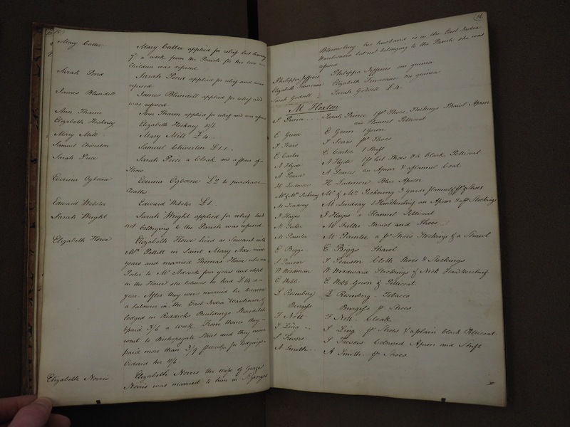 St Andrew Undershaft - Workhouse Minute Book 1814-1822 p15-16 image 1