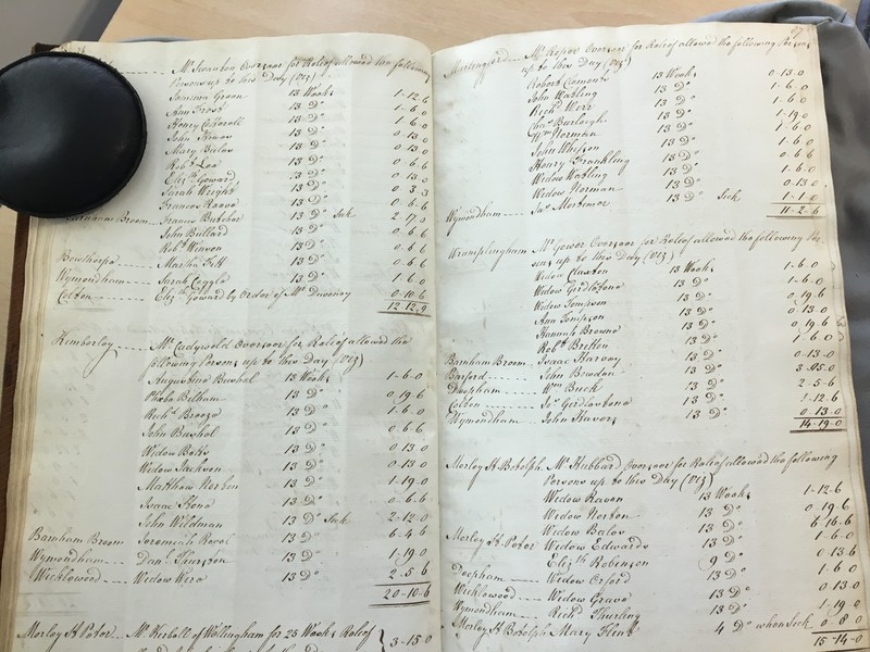 Forehoe Hundred - House of Industry Minute Book 1805-1807 p86-87 image 1