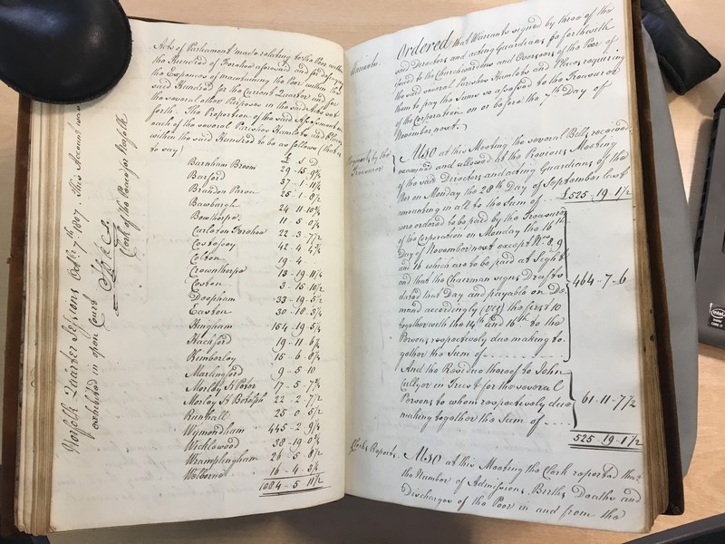 Forehoe Hundred - House of Industry Minute Book 1807-1809 p50-51 image 1 Forehoe Hundred - House of Industry Minute Book 1807-1809 p50-51 image 1