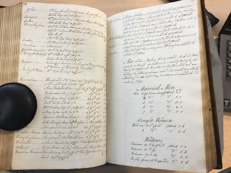 Forehoe Hundred - House of Industry Minute Book 1807-1809 p298-299 image 1 Forehoe Hundred - House of Industry Minute Book 1807-1809 p298-299 image 1
