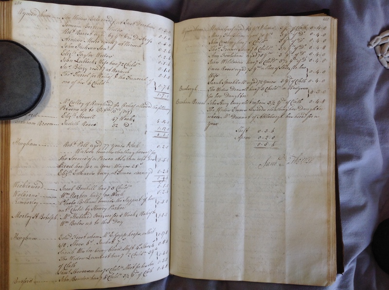 Forehoe Hundred - House of Industry Minute Book 1802-1805 p250-251 image 1 Forehoe Hundred - House of Industry Minute Book 1802-1805 p250-251 image 1