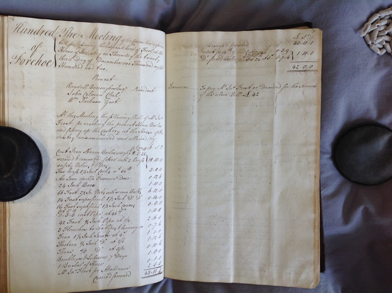 Forehoe Hundred - House of Industry Minute Book 1802-1805 p76-77 image 1