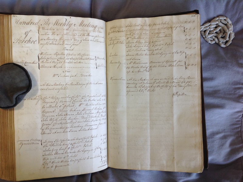 Forehoe Hundred - House of Industry Minute Book 1802-1805 p354-355 image 1 Forehoe Hundred - House of Industry Minute Book 1802-1805 p354-355 image 1