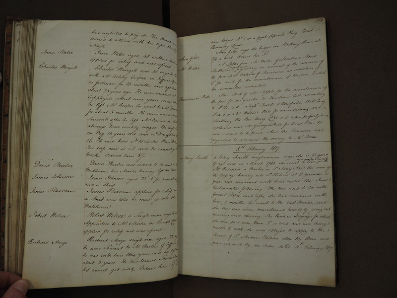 St Andrew Undershaft - Workhouse Minute Book 1814-1822 p67-68 image 1