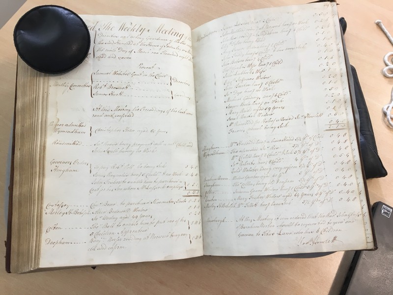 Forehoe Hundred - House of Industry Minute Book 1805-1807 p468-469 image 1
