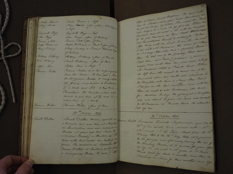 St Andrew Undershaft - Workhouse Minute Book 1814-1822 p55-56 image 1