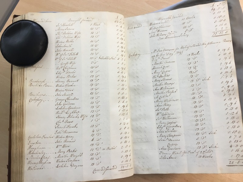 Forehoe Hundred - House of Industry Minute Book 1805-1807 p260-261 image 1