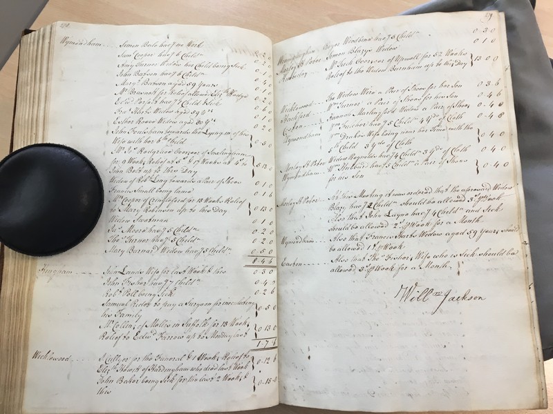 Forehoe Hundred - House of Industry Minute Book 1805-1807 p278-279 image 1 Forehoe Hundred - House of Industry Minute Book 1805-1807 p278-279 image 1