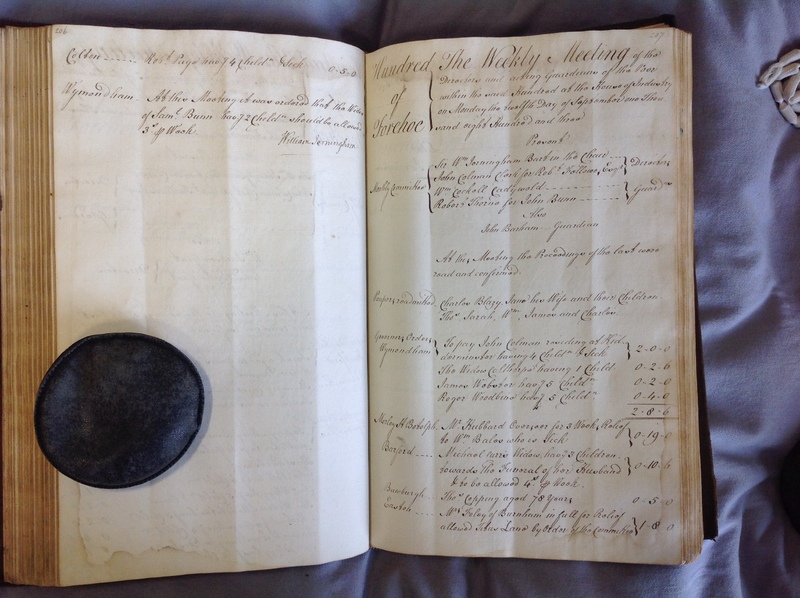 Forehoe Hundred - House of Industry Minute Book 1802-1805 p206-207 image 1 Forehoe Hundred - House of Industry Minute Book 1802-1805 p206-207 image 1