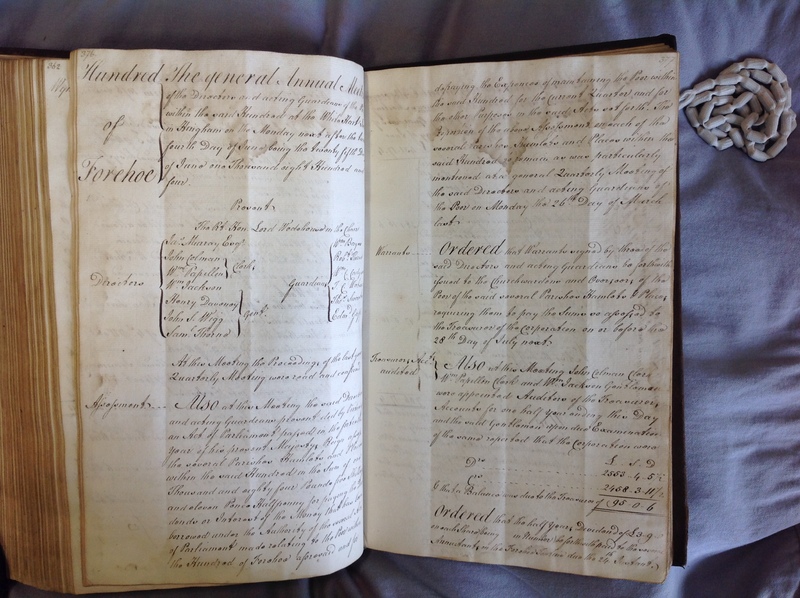 Forehoe Hundred - House of Industry Minute Book 1802-1805 p376-377 image 1 Forehoe Hundred - House of Industry Minute Book 1802-1805 p376-377 image 1