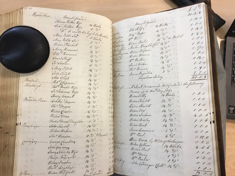 Forehoe Hundred - House of Industry Minute Book 1807-1809 p514-515 image 1 Forehoe Hundred - House of Industry Minute Book 1807-1809 p514-515 image 1