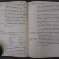St Andrew Undershaft - Workhouse Minute Book 1732-1748 p48-49 image 1