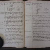 St Andrew Undershaft - Workhouse Minute Book 1732-1748 p58-59 image 1
