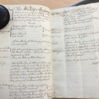 Forehoe Hundred - House of Industry Minute Book 1805-1807 p334-335 image 1