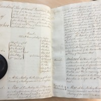 Forehoe Hundred - House of Industry Minute Book 1805-1807 p434-435 image 1