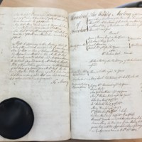 Forehoe Hundred - House of Industry Minute Book 1805-1807 p174-175 image 1