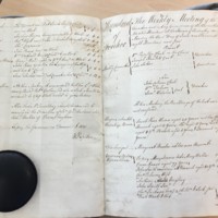 Forehoe Hundred - House of Industry Minute Book 1805-1807 p56-57 image 1