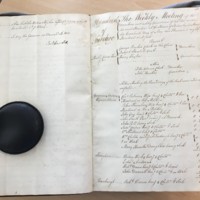 Forehoe Hundred - House of Industry Minute Book 1805-1807 p52-53 image 1