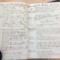 Forehoe Hundred - House of Industry Minute Book 1805-1807 p116-117 image 1
