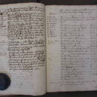St Andrew Undershaft - Workhouse Minute Book 1732-1748 p20-21 image 1