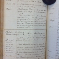 St Andrew Undershaft - Workhouse Minute Book 1780-1801 p202 image 1