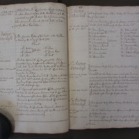 St Andrew Undershaft - Workhouse Minute Book 1732-1748 p44-45 image 1