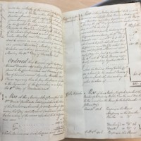 Forehoe Hundred - House of Industry Minute Book 1805-1807 p376-377 image 1