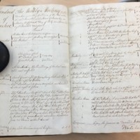 Forehoe Hundred - House of Industry Minute Book 1805-1807 p104-105 image 1