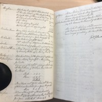 Forehoe Hundred - House of Industry Minute Book 1807-1809 p44-45 image 1