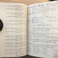 Forehoe Hundred - House of Industry Minute Book 1807-1809 p222-223 image 1