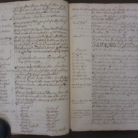 St Andrew Undershaft - Workhouse Minute Book 1732-1748 p12-13 image 1