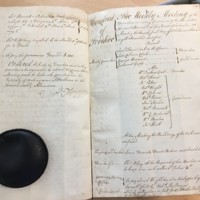 Forehoe Hundred - House of Industry Minute Book 1805-1807 p162-163 image 1