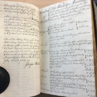 Forehoe Hundred - House of Industry Minute Book 1807-1809 p184-185 image 1
