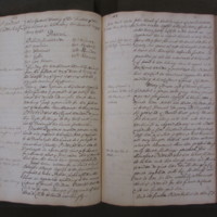 St Andrew Undershaft - Workhouse Minute Book 1732-1748 p102-103 image 1