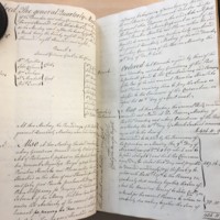 Forehoe Hundred - House of Industry Minute Book 1807-1809 p166-167 image 1