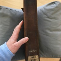 Forehoe Hundred - House of Industry Minute Book 1805-1807 spine image 1