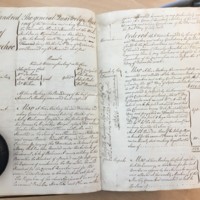 Forehoe Hundred - House of Industry Minute Book 1805-1807 p152-153 image 1