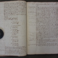 St Andrew Undershaft - Workhouse Minute Book 1732-1748 p14-15 image 1