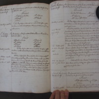 St Andrew Undershaft - Workhouse Minute Book 1732-1748 p158-159 image 1