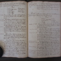 St Andrew Undershaft - Workhouse Minute Book 1732-1748 p64-65 image 1