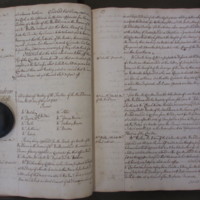 St Andrew Undershaft - Workhouse Minute Book 1732-1748 p36-37 image 1