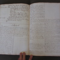 St Andrew Undershaft - Workhouse Minute Book 1748-1780 p244-245 image 1